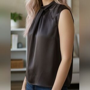 Nine West 9W  Women Black Blouse Size L